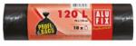 Alufix Saci de gunoi PROFI 120 ℓ/ 10 buc. , 45 mic. , 70 x 110 cm, negri, LDPE