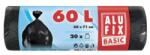Alufix Saci de gunoi Alufix 60 l /20 buc Economy, 13 mic. , 59 x 72 cm, negri, HDPE