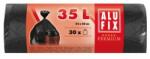 Alufix Saci de gunoi Alufix 35 l /30 buc, 10 mic. , 53 x 60 cm, negri, HDPE