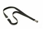 Durable Curea de agățare DURABILĂ, CULOARE MOALE, 15 mm, neagră, 10 buc