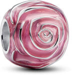 Pandora Moments Rózsaszín virágzó rózsa Ezüst színű Charm - 793212C01 (793212C01)