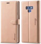 KHAZNEH FORWENW Husă flip pentru Samsung Galaxy Note 9 auriu roz