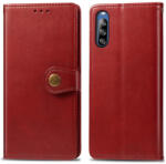  BUCKLE LEATHER BUCKLE portofel Sony Xperia L4 roșu