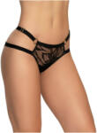 Mapalé - mintás, láncos bugyi (fekete) (190602403696)