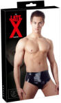Late X LATEX - férfi alsó belső kúpos anál dildóval (fekete) (29501621711) - padlizsan