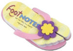 TG Carnetel papuc de plaja Roz cu floare, TG, 8190052, Carton, Hartie, Multicolor (ALX05-5060213010550)