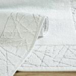 Eurofirany Nika pamut fürdőszobaszőnyeg Fehér 50x70 cm