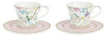 Easy Life Birds Melody porcelán 2db-os kávéscsésze és csészealj 80ml díszdobozban (R1787-BIME)