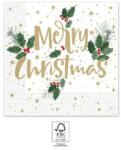 Procos Holly Merry, Karácsony szalvéta 20 db-os, 33x33 cm FSC PNN95377