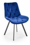  Scaun Bucatarie si Dining K519 Pivotant Catifea Albastru