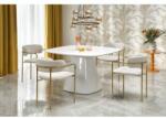  Masa Bucatarie Si Dining FLAVIO MDF Alb 120x120 cm