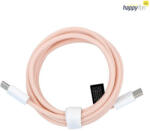  C-típusú C-típusú kábel tápellátás PD 60W 3A C263 rózsaszín 1, 5 m (G600752)
