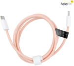  C-típusú C-típusú kábel tápellátás PD 60W 3A C263 rózsaszín 1 m (G600750)