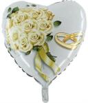 Grabo Felfújható lufi fehér rózsa 46 cm - Grabo (78015-P)