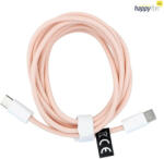  C-típusú C-típusú kábel tápellátás PD 60W 3A C263 rózsaszín 2 m (G600751)