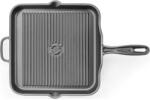 Silver Öntöttvas grill serpenyő 30x30cm fekete - Silver (sil3030ktmattblack)