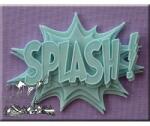 Alphabet Moulds Szilikon forma Splash! - Alphabet Moulds (AM0316)