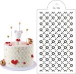 Cakesicq Stencil sablon virágok lux 40x21cm - Cakesicq (ilcPHL.5052)