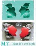 Galia's Moulds Szilikon forma mackókkal és fél szívvel - Galias Moulds (galiasM7)