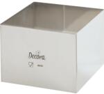 Decora Torta perem rozsdamentes acél négyzet 15x15x6cm - Decora (0063785)