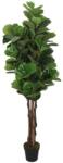 vidaXL Smochin artificial cu frunze 96 de frunze 80 cm verde (359011)