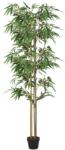 vidaXL Arbore din bambus artificial 1216 de frunze 180 cm verde (358978)