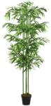 vidaXL Arbore din bambus artificial 240 de frunze 80 cm verde (358992)