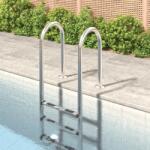 vidaXL Scară de piscină, 54x38x158 cm, oțel inoxidabil 304 (93452) - comfy