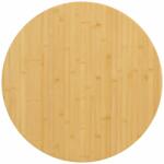 vidaXL Blat de masă, Ø80x1, 5 cm din bambus (352676)