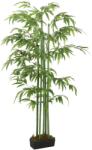 vidaXL Arbore din bambus artificial 240 de frunze 80 cm verde (358996)