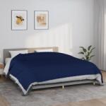 vidaXL Pătură cu greutăți, albastru, 220x260 cm, 11 kg, textil (350748) - comfy Patura