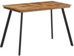 vidaXL Masă de sufragerie, 120x62x76 cm, lemn masiv de tec (358530)