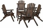 vidaXL Set mobilier de grădină, 5 piese, lemn masiv de molid (3185518)