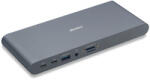 Lindy DST-Pro 5K XT USB-C USB 3.0 DisplayPort HDMI RJ-45 SD/MicroSD Jack 3.5 mm PD 100W Silver (LY-43349)