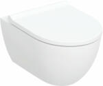 Geberit Acanto fali WC készlet, mélyöblítésű, Rimfree, zárt forma, TurboFlush, WC-ülőkével, KeraTect (502.774. 00.8) (502.774.00.8)