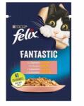  Purina Hrana umeda pentru pisici Plic Felix Fantastic cu Somon, 85 g