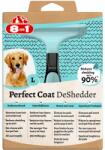 8IN1 Perfect Coat DeShedder Dog L perie pentru caini
