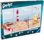 Ravensburger Set de pictură pe număr Ravensburger CreArt - Pe malul mării (20277)