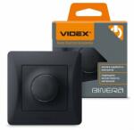 Videx Fali kapcsoló , dimmer , sülyesztett , 230V AC , 15-600 Watt , fekete , VIDEX , BINERA (5406)