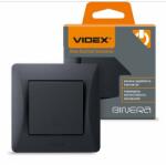 Videx 1-es keresztváltó kapcsoló , süllyesztett , fekete , VIDEX , BINERA (5402)