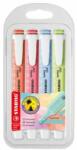 STABILO Evidențiator STABILO swing cool Pastel set de 4 buc