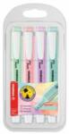 STABILO Highlighter - STABILO swing cool Pastel Edition - pachet de 4