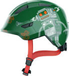 ABUS kerékpáros gyerek sisak Smiley 3.0, In-Mold, green robo, M (50-55 cm) - belobike