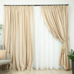 Hiko Set 2 draperii Hiko COMFY catifea crem, cu rejansa (10013024)