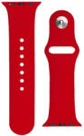  Silicone óraszíj Apple Watch 2/3/4/5/6/7/8/9/SE, 38/40/41mm szilikon óraszíj, piros