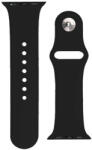  Silicone Strap Apple Watch 2/3/4/5/6/7/8/9/SE, 38/40/41mm szilikon óraszíj, fekete