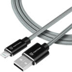 TACTICAL Fast Rope Kevlar kábel USB-A - Lightning MFI 1méter - szürke (ipro-650931)