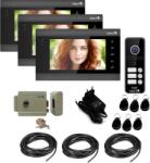 Mentor Kit VideoInterfon 3 familii wireless WiFi IP65 2MP 7 inch Color 3in1 4 fire Mentor SYKT009 (MMDSYKT009)