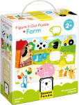 BANANA PANDA Puzzle educativ Banana Panda Descopera animalele de la Ferma 20 piese (BP49032_Initiala) Puzzle
