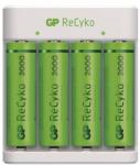 GP Batteries Eco E411 Akkutöltő + 4×AA GP ReCyko 2000 (B51414)
